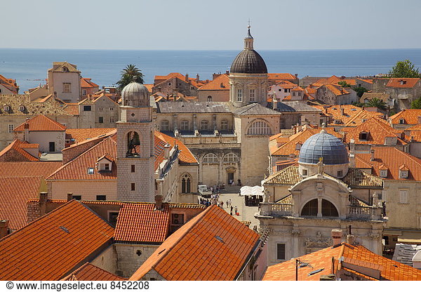 Dach  Kuppel  Europa  Stadt  Kathedrale  UNESCO-Welterbe  Kroatien  Dalmatien  Kuppelgewölbe  Dubrovnik  alt