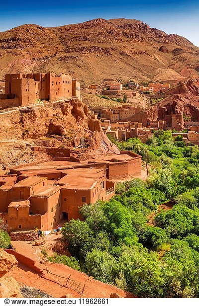 Dades Valley,  Dades Gorges,  High Atlas. Morocco,  Maghreb North Africa.