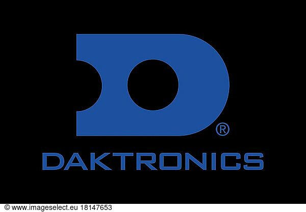 Daktronics  Logo  Schwarzer Hintergrund