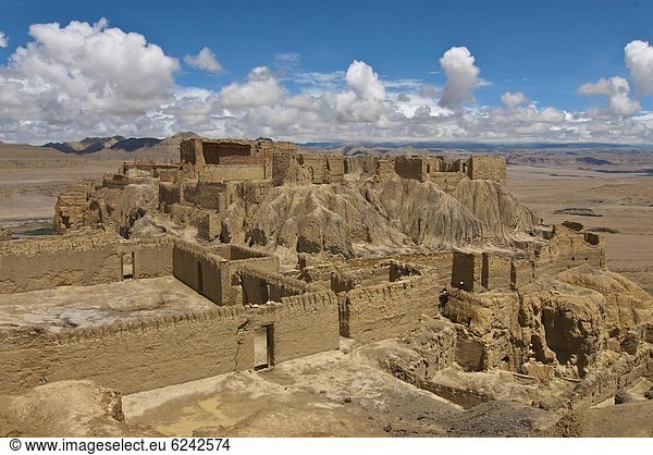 Das alte Königreich Guge im westlichsten Teil von Tibet  China  Asien