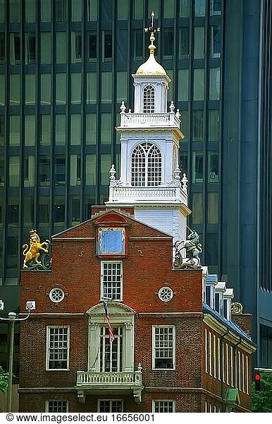 Das alte Staatshaus - Boston  Mass.