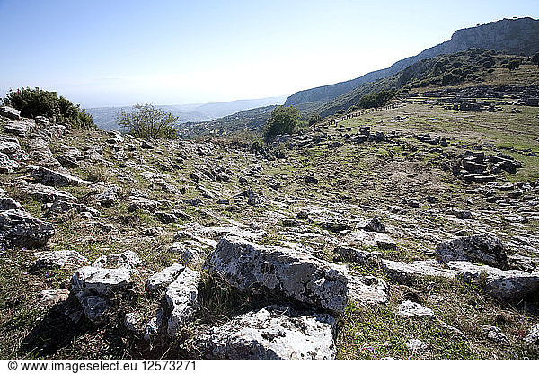 Das Bouleuterion in Kassope  Griechenland. Künstler: Samuel Magal