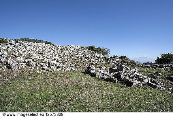 Das Bouleuterion in Kassope  Griechenland. Künstler: Samuel Magal
