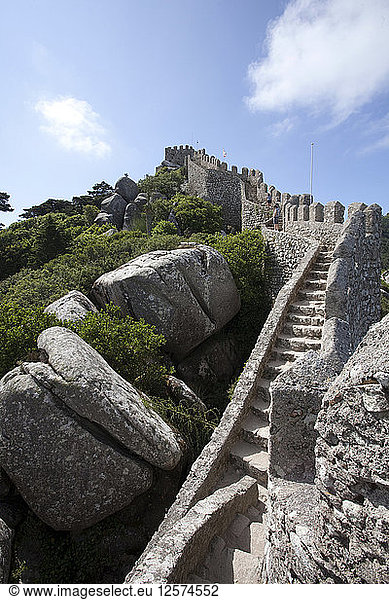 Das Castelo dos Mouros  Sintra  Portugal  2009. Künstler: Samuel Magal