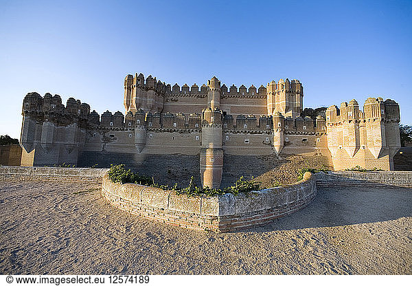 Das Castillo de Fonesca (Burg von Coca)  Coca  Spanien  2007. Künstler: Samuel Magal