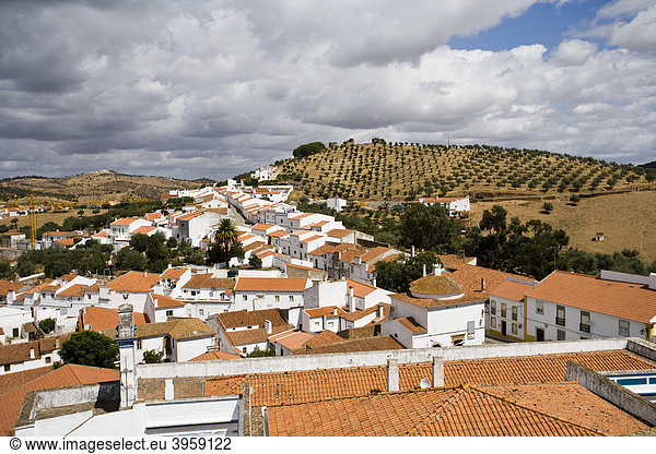 Das Dorf Portel  Alentejo  Portugal  Europa