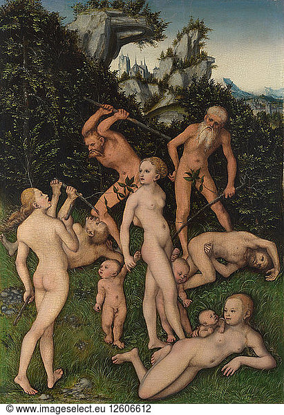 Das Ende des Silbernen Zeitalters  um 1530. Künstler: Cranach  Lucas  der Ältere (1472-1553)