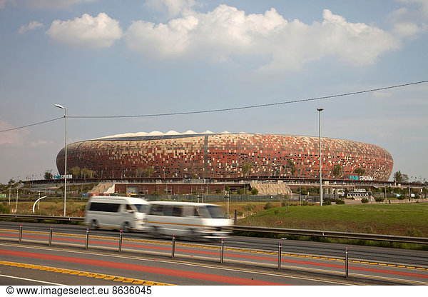Das FNB-Stadion oder Soccer City in Johannesburg  Gauteng  Südafrika