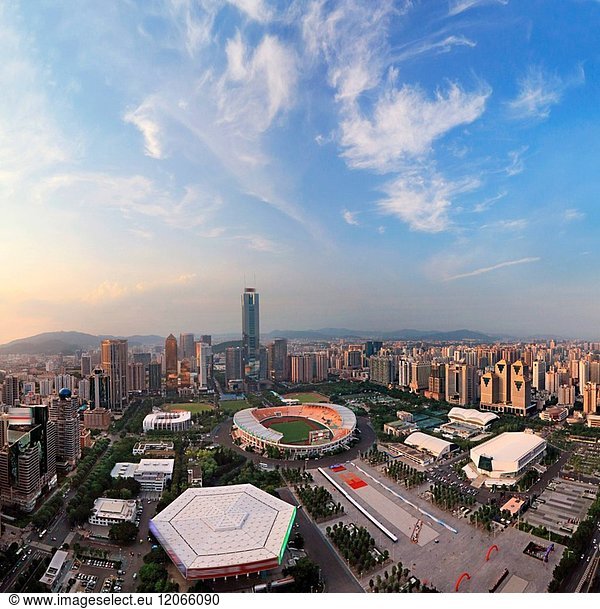 Das Gebäude der Stadt Guangzhou in der Provinz Guangdong  China