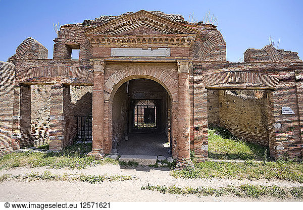 Das Haus der Epagathiana und Epaphroditiana  Ostia Antica  Italien. Künstler: Samuel Magal
