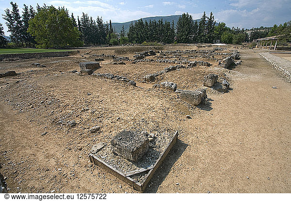 Das Haus der Hellanodikai  Nemea  Griechenland. Künstler: Samuel Magal