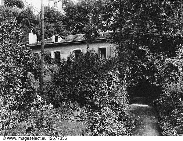 Das Haus von Benjamin Constant in Genève  Sous-Terre.