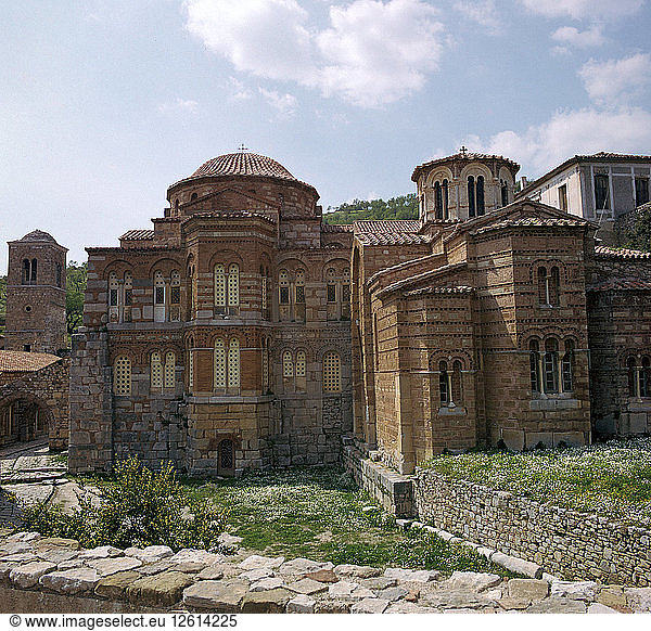 Das Kloster von Osios Loukas  10.-11. Jahrhundert. Künstler: Unbekannt