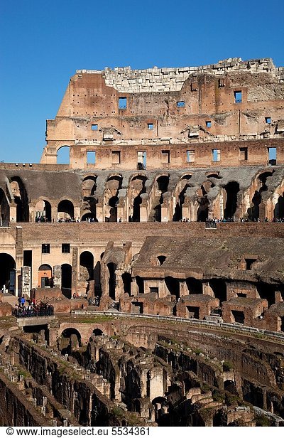 Das Kolosseum  Rom  Latium  Italien  Europa