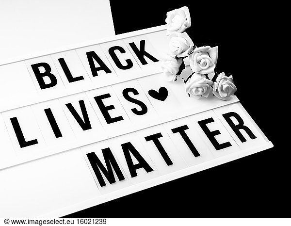 Das Konzept Black lives matter .