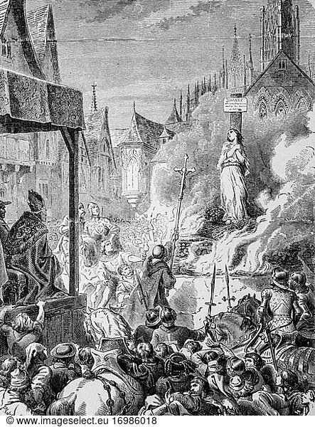 Das Martyrium der Jeanne d'Arc  Ausgabe Lahure 1881.