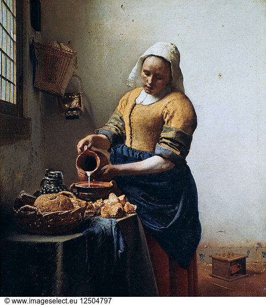 Das Milchmädchen  um 1658. Künstler: Jan Vermeer