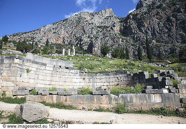 Das Monument der Könige von Argos Delphi Griechenland. Künstler: Samuel Magal