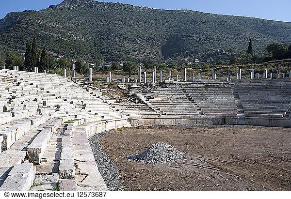 Das Stadion in Messene,  Griechenland. Künstler: Samuel Magal
