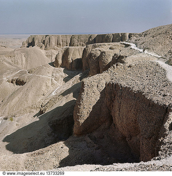 Das Tal der Könige im Westen von Theben Ägypten. Altägyptisch.