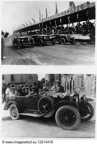 Das Targa-Abruzzen-Rennen  Pescara  Italien  1926. Künstler: Unbekannt