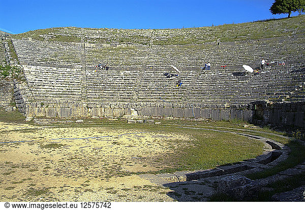Das Theater in Dodona  Griechenland. Künstler: Samuel Magal