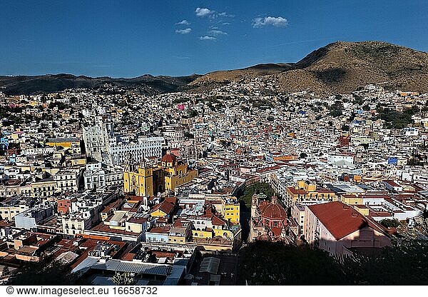 Das UNESCO-Welterbe Centro Historico in Guanajuato  Mexiko.