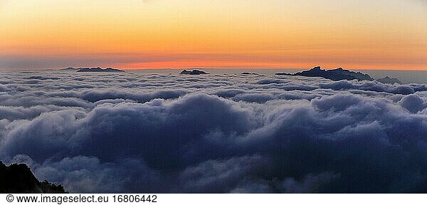 Das westliche Funiu-Wolkenmeer