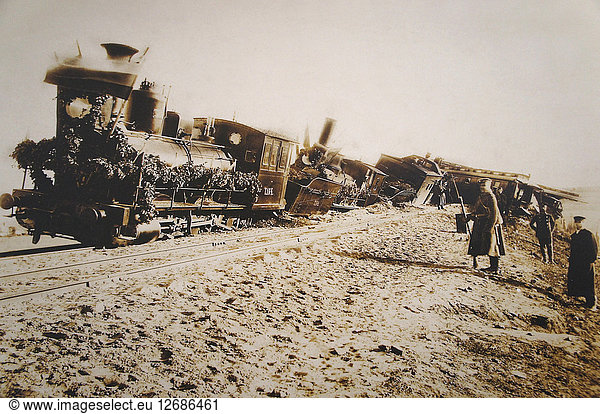 Das Zugunglück von Borki am 29. Oktober 1888.
