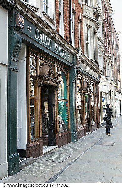 Daunt Books Buchhandlung  Marylebone High Street; London  England