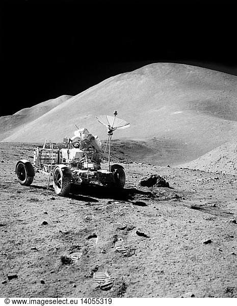 David Scott And Apollo 15 Lunar Rover