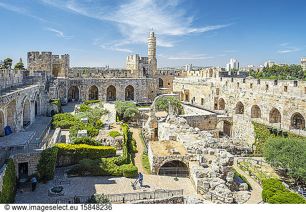 Davids-Turm  auch bekannt als die Zitadelle von Jerusalem