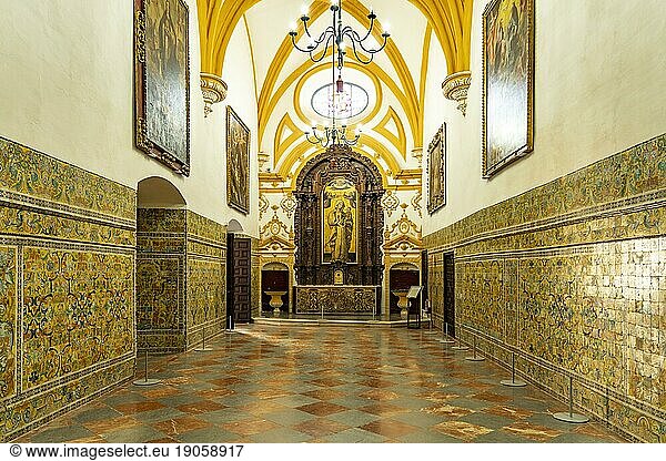 De Gotische Palast  Königspalast Alcázar  Sevilla Andalusien  Spanien  Europa