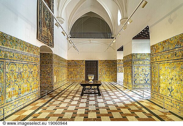 De Gotische Palast  Königspalast Alcázar  Sevilla Andalusien  Spanien  Europa
