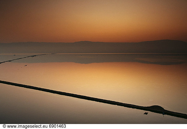 Dead Sea Towards Jordan from Israel
