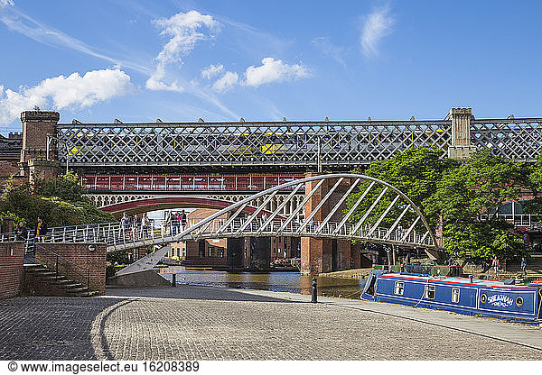 Deansgate  1761 Bridgewater Canal  Manchester  Greater Manchester  England  United Kingdom  Europe