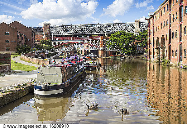 Deansgate  1761 Bridgewater Canal  Manchester  Greater Manchester  England  United Kingdom  Europe