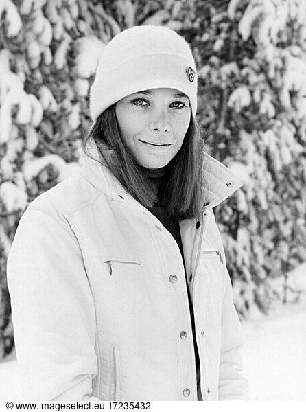 Deborah Raffin  Half-Length Publicity Portrait for the TV Movie  Ski Lift to Death   CBS-TV  1978