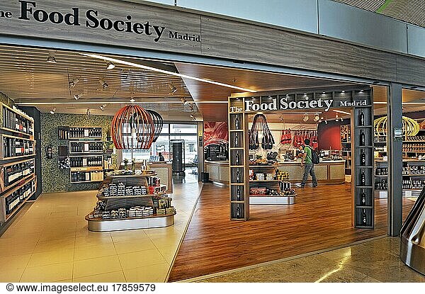 Delikatessengeschäft  The Food Society  Flughafen Madrid-Barajas  Madrid  Spanien  Europa