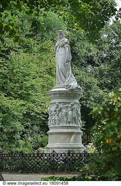 Denkmal Königin Luise  Luiseninsel  Tiergarten  Berlin  Deutschland  Königin-Luise-Denkmal  Europa