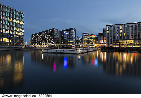 Denmark  Copenhagen  in the evening