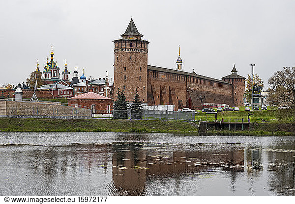 Der alte Kreml von Kolomna  Oblast Moskau  Russland  Eurasien