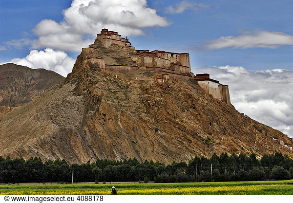 Der Dzong  Befestigungsanlage in Gyantse  Tibet