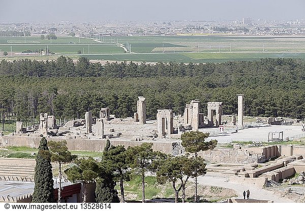 Der Hadisch-Palast oder Palast von Xerxes  Persepolis  Iran  Asien