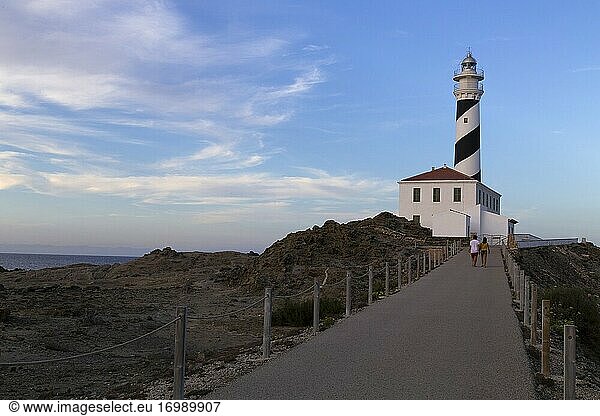 Der Leuchtturm von Favàritx ist ein aktiver Leuchtturm auf der spanischen Insel Menorca.