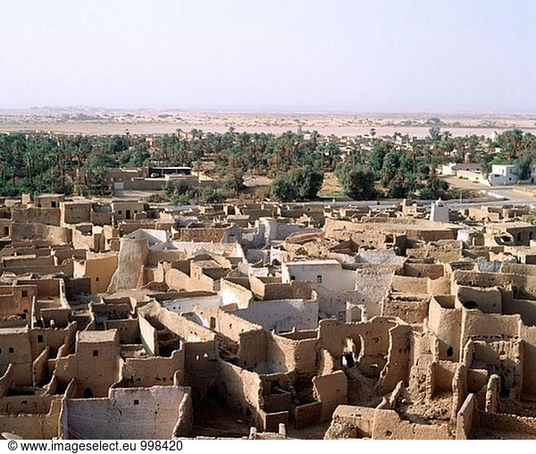 Der Medina von Ghat. Lybien