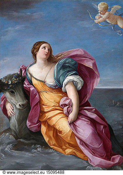 Der Raub von Europa  1637-1639. Schöpfer: Reni  Guido (1575-1642).
