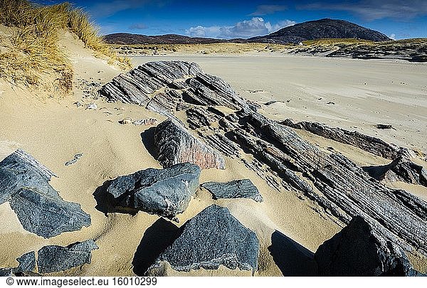 Der Strand von Ardroil  Isle of Lewis  Äußere Hebriden  Schottland.