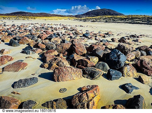 Der Strand von Ardroil  Isle of Lewis  Äußere Hebriden  Schottland.
