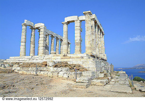 Der Tempel des Poseidon  Kap Sounion  Griechenland. Künstler: Samuel Magal